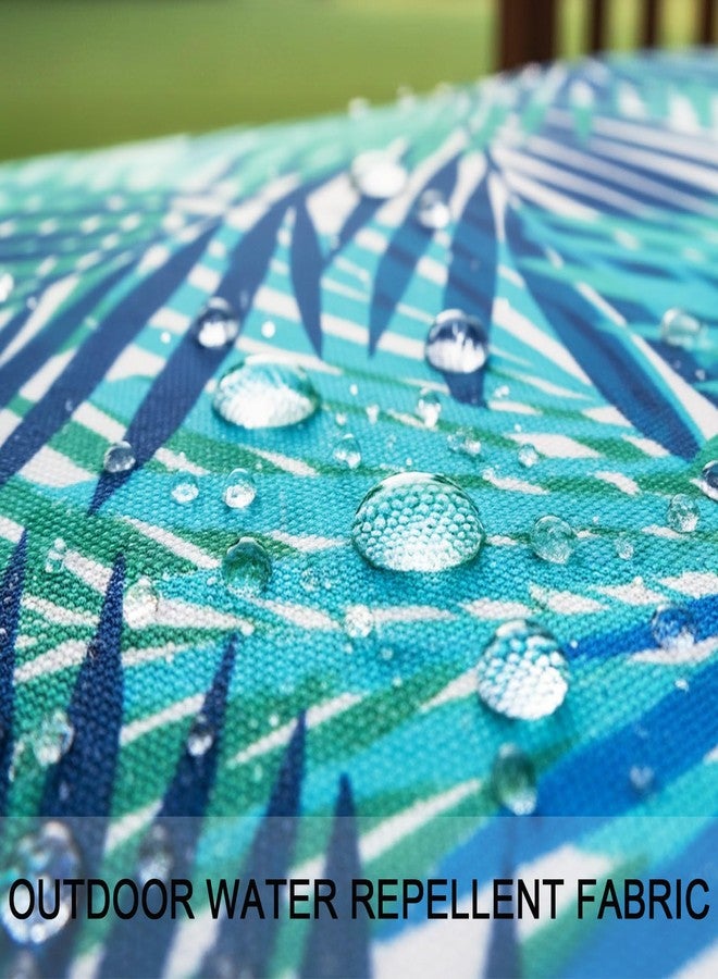 NettyPro أغطية وسائد خارجية مقاومة للماء من نيتي برو، عبوة من 4 قطع، أغطية وسائد مقاعد كراسي الفناء مع سحاب ورباط، 22 × 20 × 4 بوصة، غطاء بديل فقط - Image 2