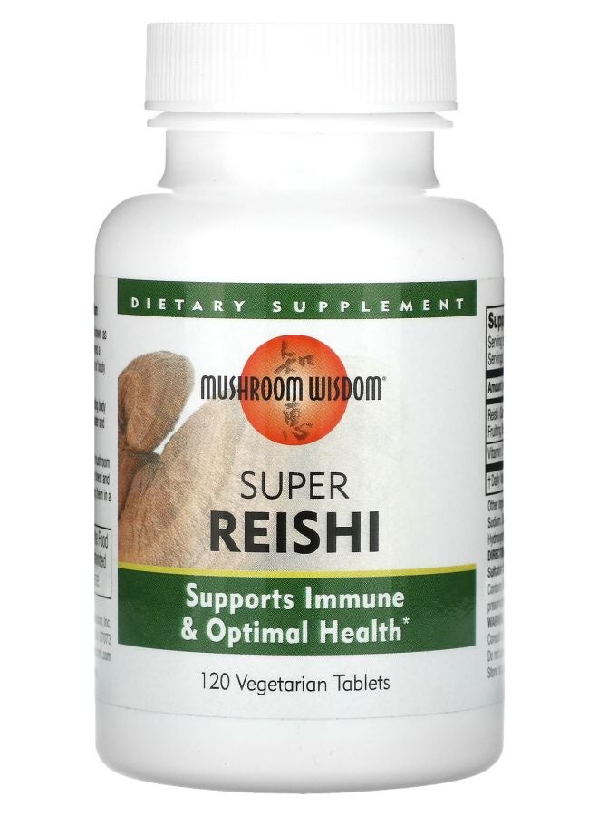 Super Reishi 120 Vegetarian Tablets