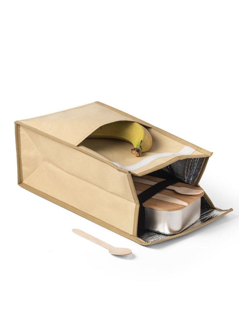giftex Pack of 2pcs Paper Lunch Bags, 4L Cooler Bag  - Image 2