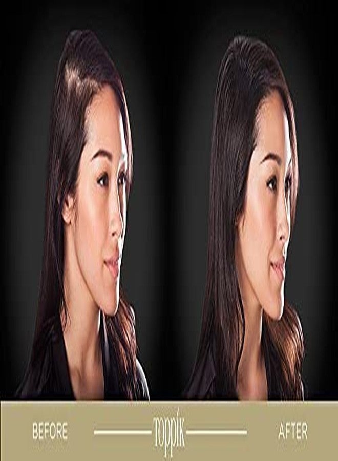 توبيك ألياف توبيك لتكثيف الشعر 55 غرام، أسود وألياف توبيك لتكثيف الشعر 27.5 غرام، أسود (وحدتان من كل نوع) - Image 4