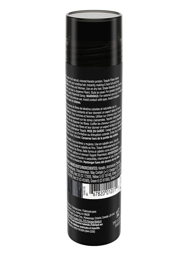 توبيك ألياف توبيك لتكثيف الشعر 55 غرام، أسود وألياف توبيك لتكثيف الشعر 27.5 غرام، أسود (وحدتان من كل نوع) - Image 3