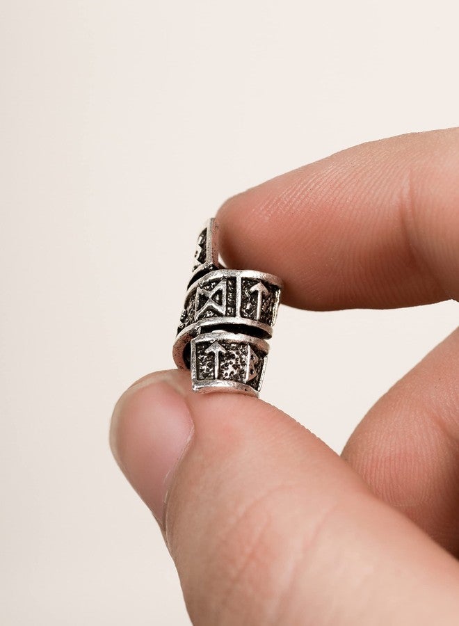 HAQUIL Braiding Bracelet Pendant Pull Dreadlock Pin Quick Beader Viking Beads Combo 5 pcs Viking Celtics Knots Triquetra Hair Lock - Image 4