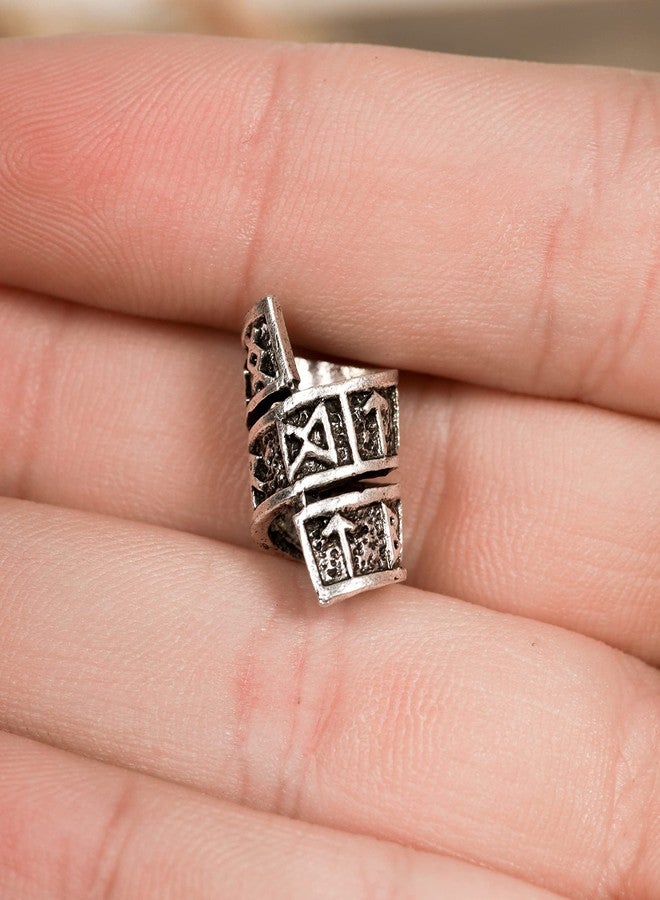 HAQUIL Braiding Bracelet Pendant Pull Dreadlock Pin Quick Beader Viking Beads Combo 5 pcs Viking Celtics Knots Triquetra Hair Lock - Image 5