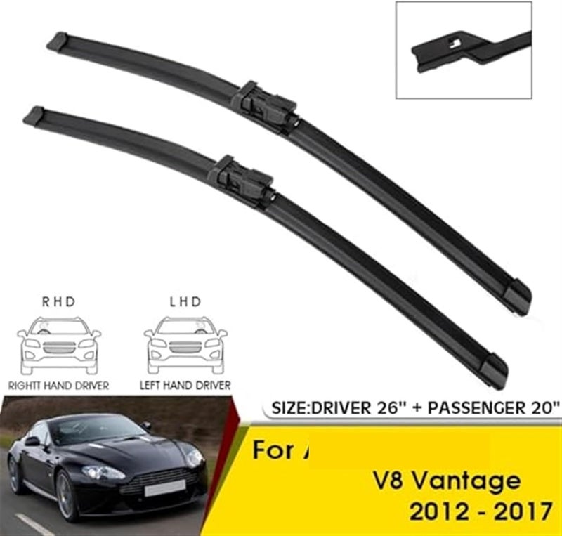 Wivplex Car Front Wiper Blades for Aston Martin V8 Vantage - Image 3