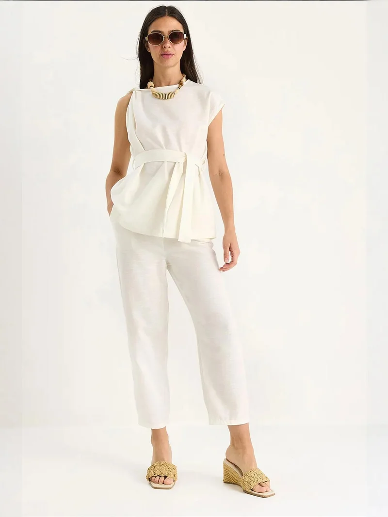 بيانكو لوتشي طقم بلوزة وبنطلون لوتشي قطعتين