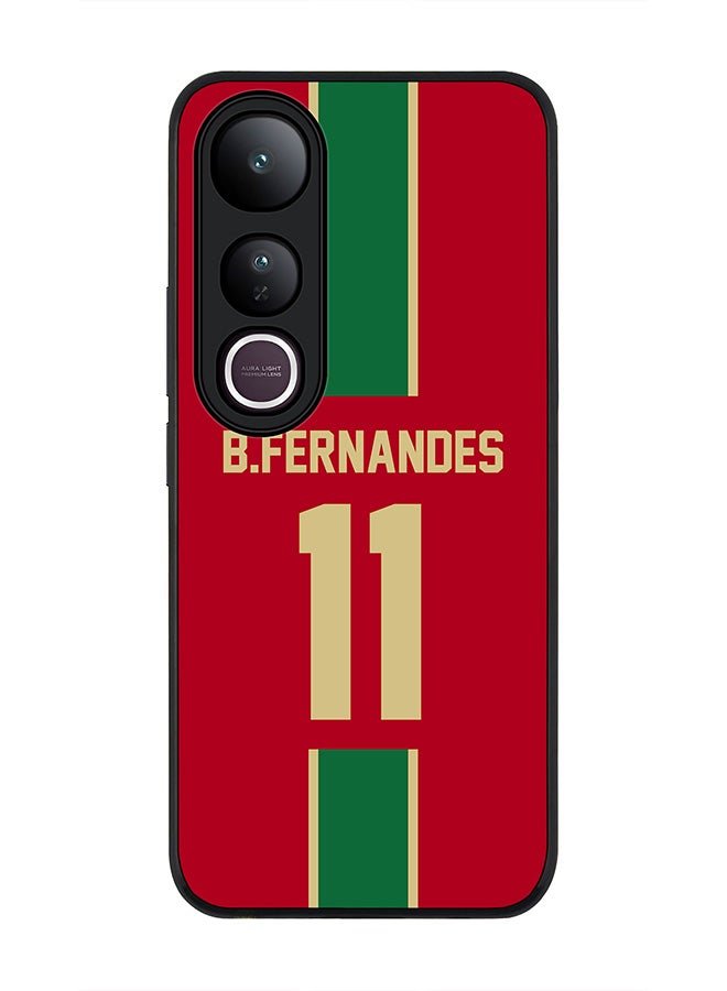 Stylizedd For vivo V50 Lite Case,Slim fit Camera Protection, Shockproof Thin Phone cover  - Football  Portugal, B.Fernandes