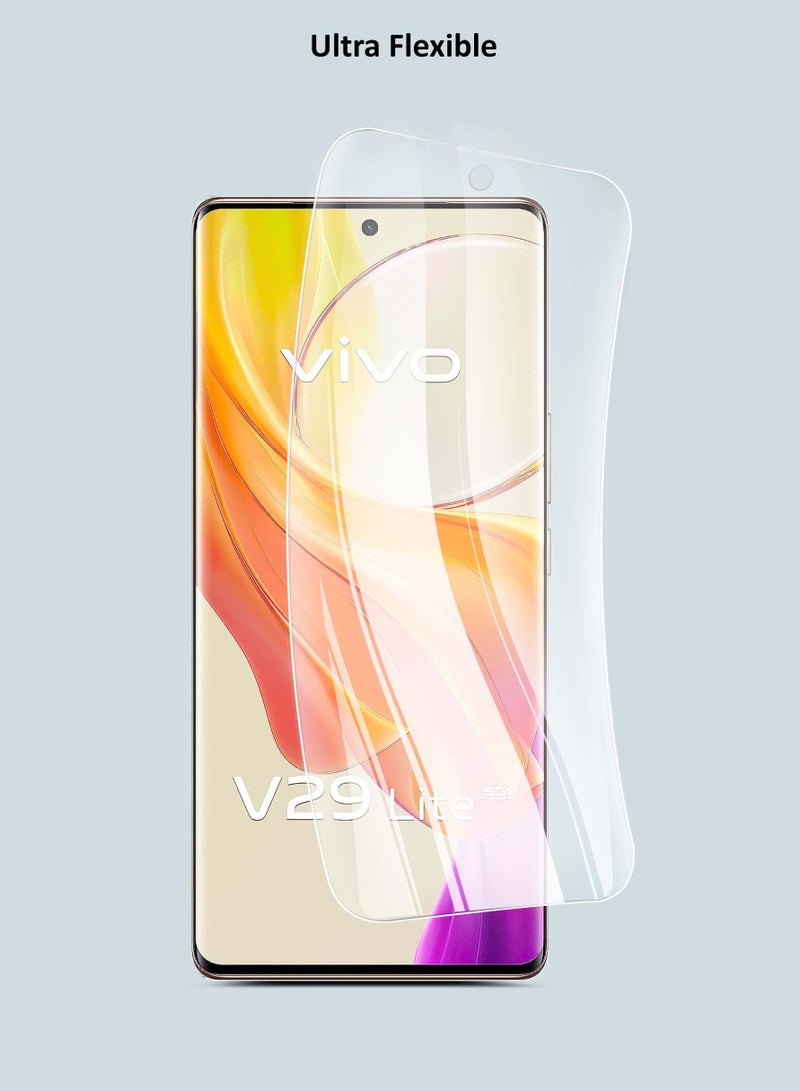 Techie hoco Series HD Explosion-Proof  Hydrogel Screen Protector film for Vivo V29 Lite  5G- Full Coverage, Smooth Touch, Bubble free, Easy to Paste - Image 5