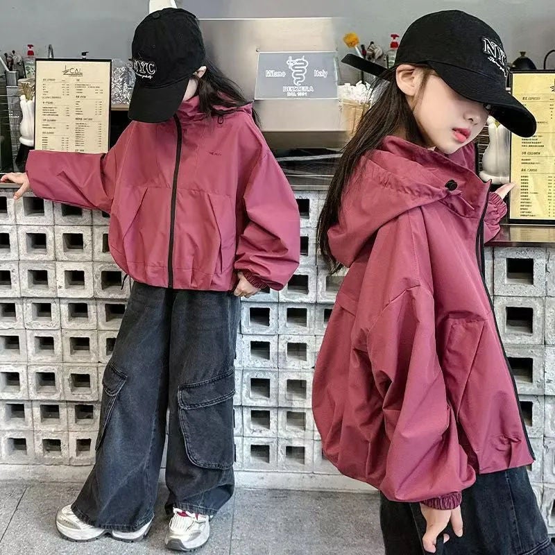 Girls' Jacket Stormtrooper Style Girl'S Jacket Children'S Thickened Top - Image 1
