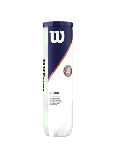 Wilson Roland Garros All Court Tennis Balls, pack of 4