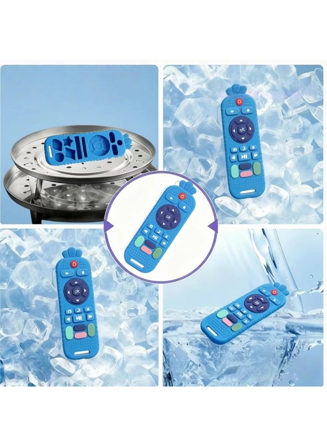 CESETH Silicone Pacifier Remote Control For Babies | Food-Grade Bpa-Free, Soft And Chewable Soothing Toy, Which Can Relieve Teething Discomfort, Easy To Hold, Suitable For 6-12 Month Old Babies For Teething And Chewing Play. - Available In Three Colors - Image 3