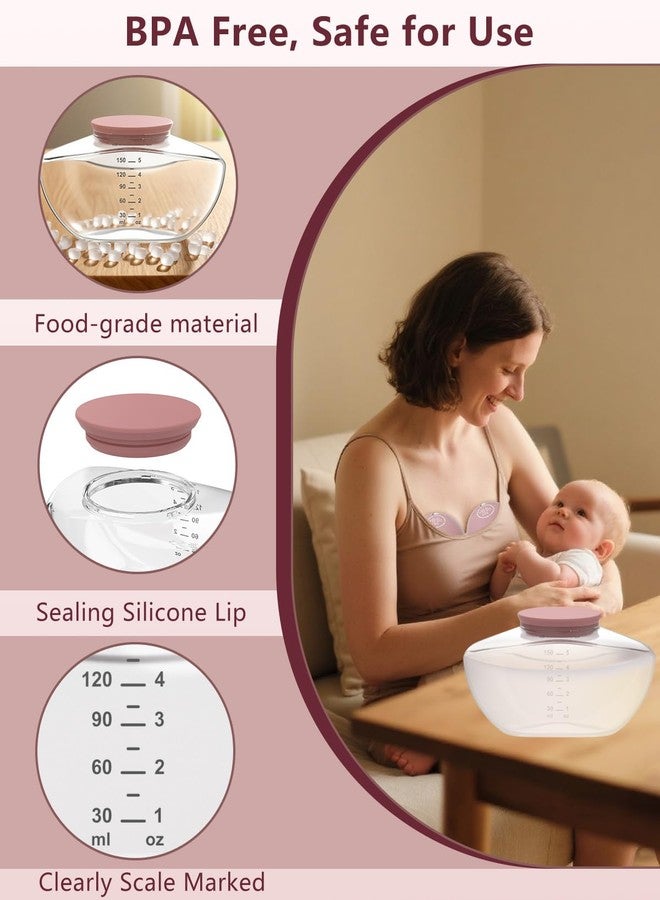 IVARONAL 2pcs Breastmilk Container Compatible with Upgraded Mobile Flow | Upgraded M9, M9 Breast Milk Storage Bottle with Silicone Lip, BPA Free, Leak-Proof, Not Original Parts, 2packs Red Collector - Image 3