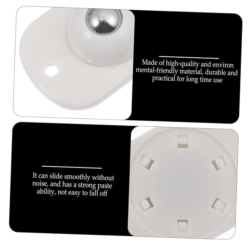 8Pcs Heavy Duty Self Adhesive Caster Wheels For Furniture And Appliances - Image 4