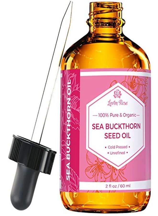 Leven Rose Orn Oil By Leven Rose, 100% Pure Unrefined Cold Pressed Anti Aging Acne Treatment For Hair Skin And Nails 2 Oz  - Image 1