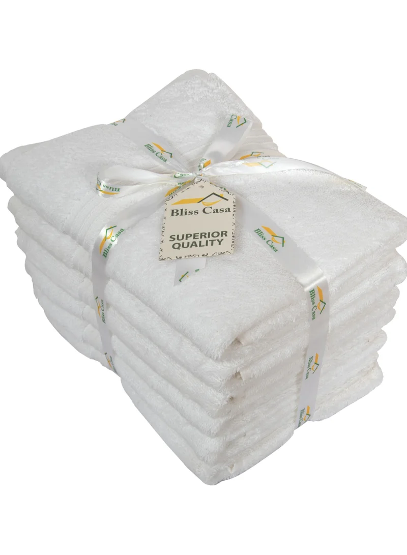 Bliss Casa Bliss Casa - Large Hand Towels (6 Pack, 50 x 100 cm) - 100% Combed Cotton - Premium Quality, Ultra Soft and Highly Absorbent, Hotel & Spa Quality Hand Towels
