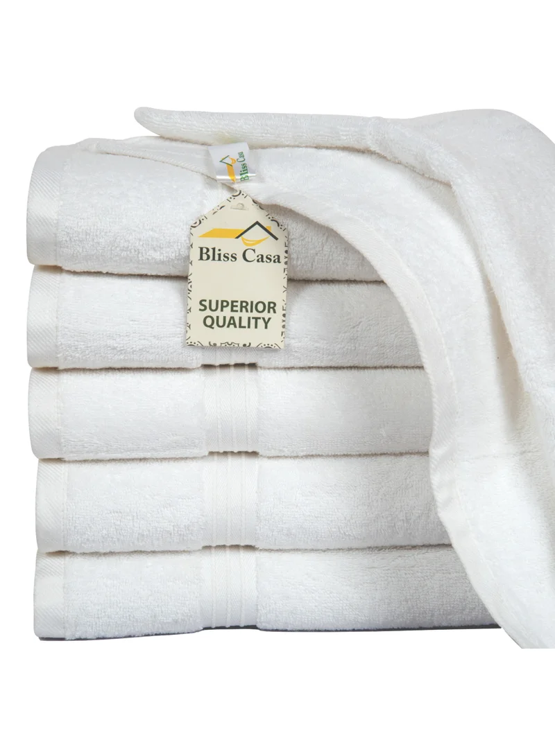 Bliss Casa Bliss Casa - Large Hand Towels (6 Pack, 50 x 100 cm) - 100% Combed Cotton - Premium Quality, Ultra Soft and Highly Absorbent, Hotel & Spa Quality Hand Towels