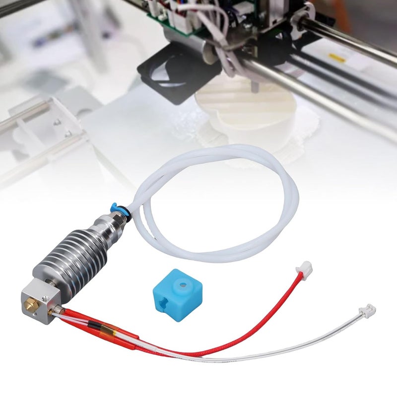 Assembled 3D Printer Hotend Kit With Silicone Sock And 0.4mm Nozzle - Image 3