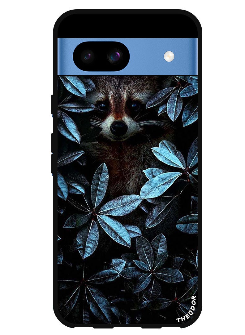 Theodor Protective Case Anti Scratch Shock Proof Bumper Cover For Google Pixel 8a Animal Between Leaves - Image 1