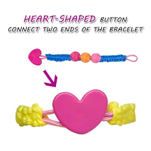 QCZKB Friendship Bracelet String 102 Skeins Fashionable Rainbow Color Embroidery Floss Cross Stitch Embroidery Thread Bracelet Yarn, Craft Floss with Beads，Tool kit - Image 4