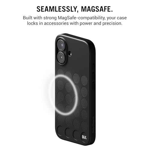 DailyObjects iPhone 17 Stack Signature Magnetic Case Cover | Compatible with Magsafe | Camera & Body Protection | Shock/Scratch Proof| Dual Hybrid Protection | Wireless Charging - Carbon Black - Image 2