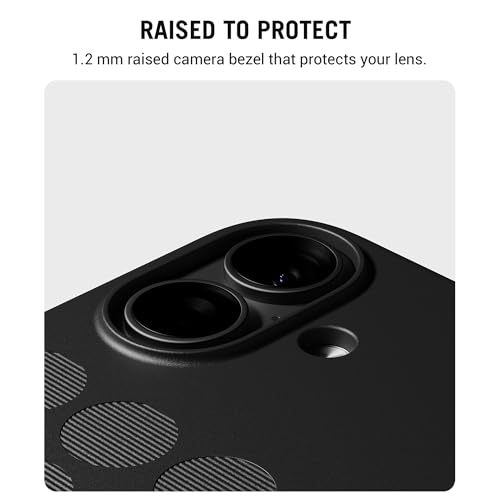 DailyObjects iPhone 17 Stack Signature Magnetic Case Cover | Compatible with Magsafe | Camera & Body Protection | Shock/Scratch Proof| Dual Hybrid Protection | Wireless Charging - Carbon Black - Image 3