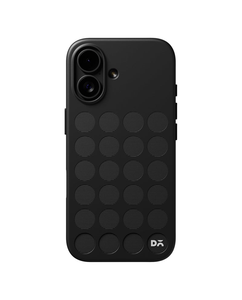 DailyObjects iPhone 17 Stack Signature Magnetic Case Cover | Compatible with Magsafe | Camera & Body Protection | Shock/Scratch Proof| Dual Hybrid Protection | Wireless Charging - Carbon Black - Image 1