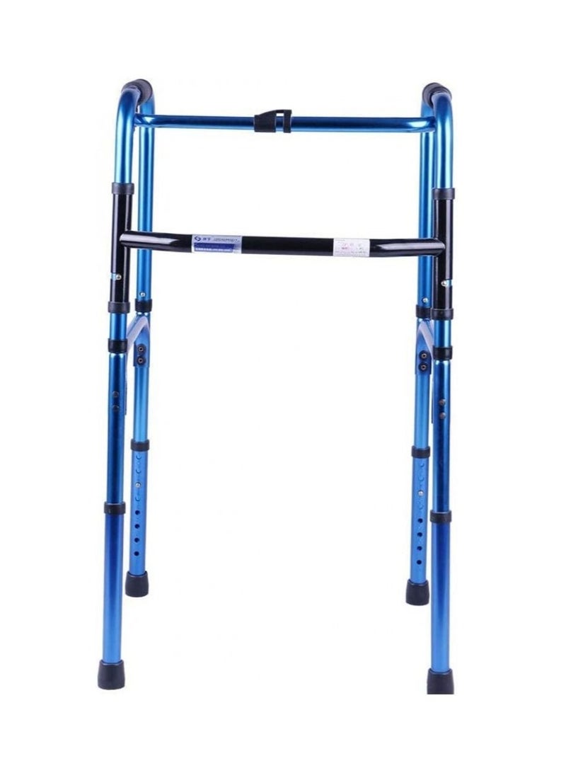 Generic Colorful Folding Walker Aluminum Alloy Material Walking Frame for Elderly Non slip Sturdy Handle  - Image 3