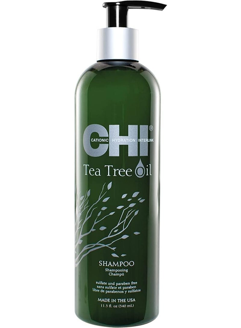 CHI شامبو زيت شجرة الشاي، 11.5 أونصة سائلة - Image 1