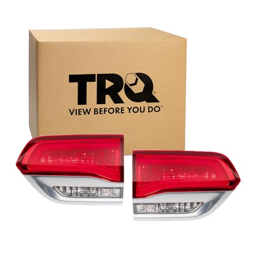 TRQ Rear Tail Lights Set Compatible with 2014-2022 Jeep Grand Cherokee 2022 Grand Cherokee WK CH2802112 CH2803112 - Image 2