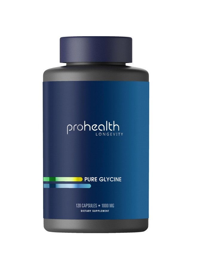 ProHealth غليسين نقي، 1000 ملغ لكل كبسولة | يعزز النوم المريح واليقظة في الصباح، يدعم الاسترخاء | تمت دراسته سريرياً | مختبر من طرف ثالث | 120 كبسولة - Image 1