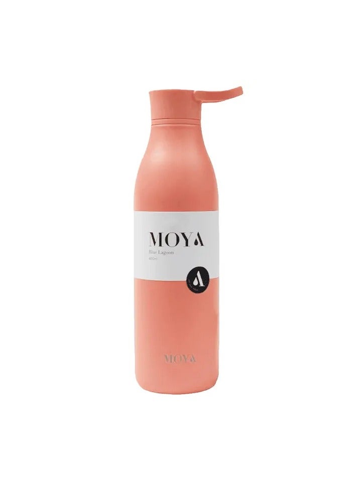 MOYA - Blue Lagoon Stainless Steel Water Bottle - 460Ml - Coral - Image 1