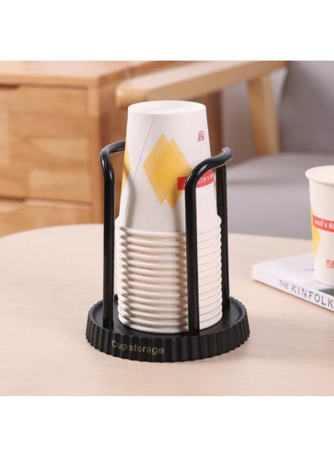 Generic Paper Cup Holder Household Disposable Cup Storage Rack Multi-functional Desktop Coffee Milk Tea Cup Storage Rack Cup Taker  - Image 1