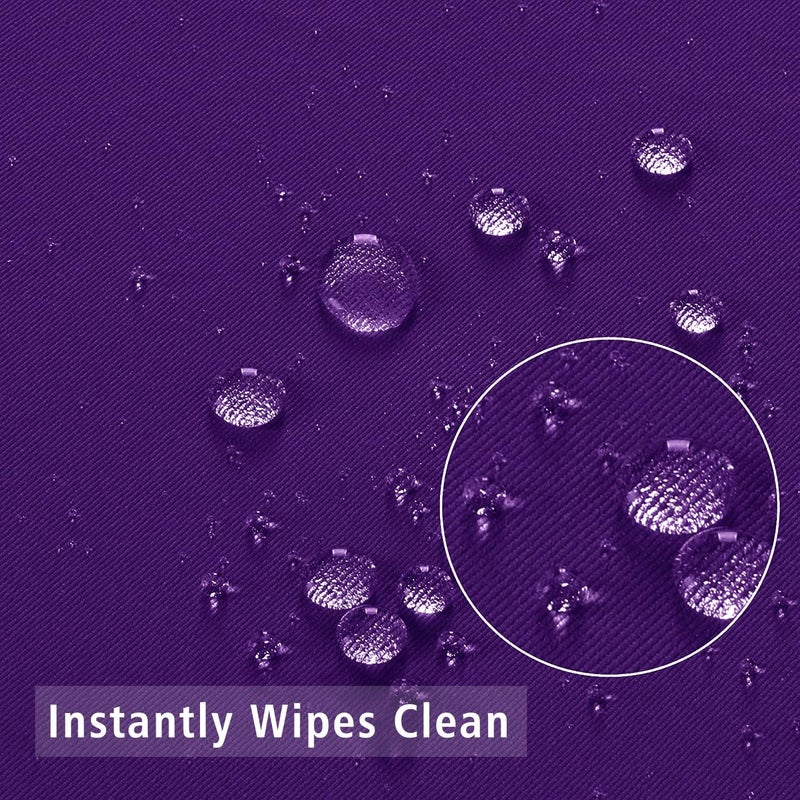 Obstal 210GSM Rectangle Table Cloth - Heavy Duty Water Proof Microfiber Tablecloth, Decorative Fabric Table Cover for Outdoor and Indoor Use (Violet, 60 x 102 Inch) - Image 2