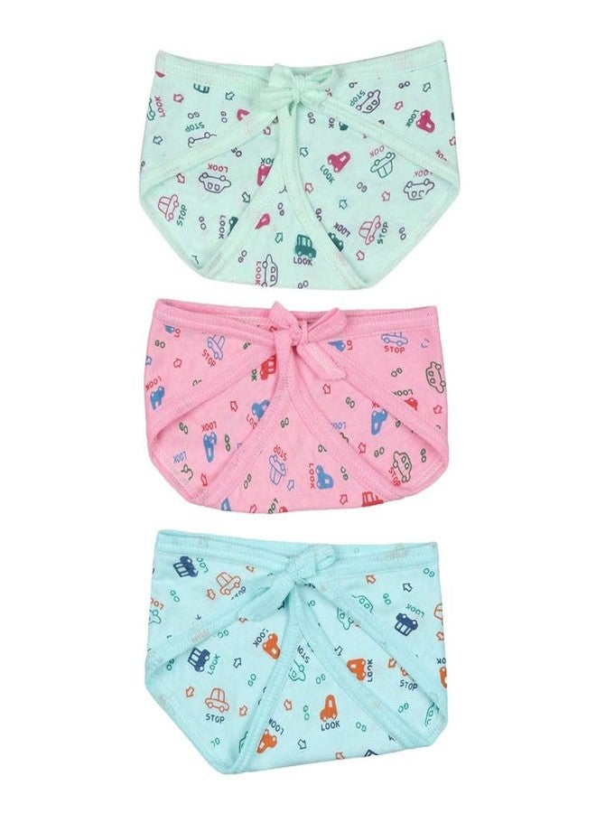 DIPTCHY ENTERPRISES Cotton Cloth Nappies for Newborn, Reusable Diapers, Langots, Double Layer Padded Extra Soft Nappy For Boy, Girl Unisex Babies (Pack of 36) (0-6 Months) Multicolor - Image 4