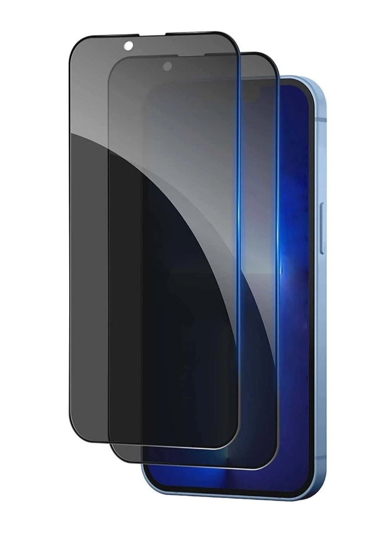 vesus [2-Pack] Privacy Screen Protector for iPhone 16 Pro Max (6.9inch),Edge to Edge Protection Full Cover Private Anti-Spy Case-Friendly Curved - Image 1