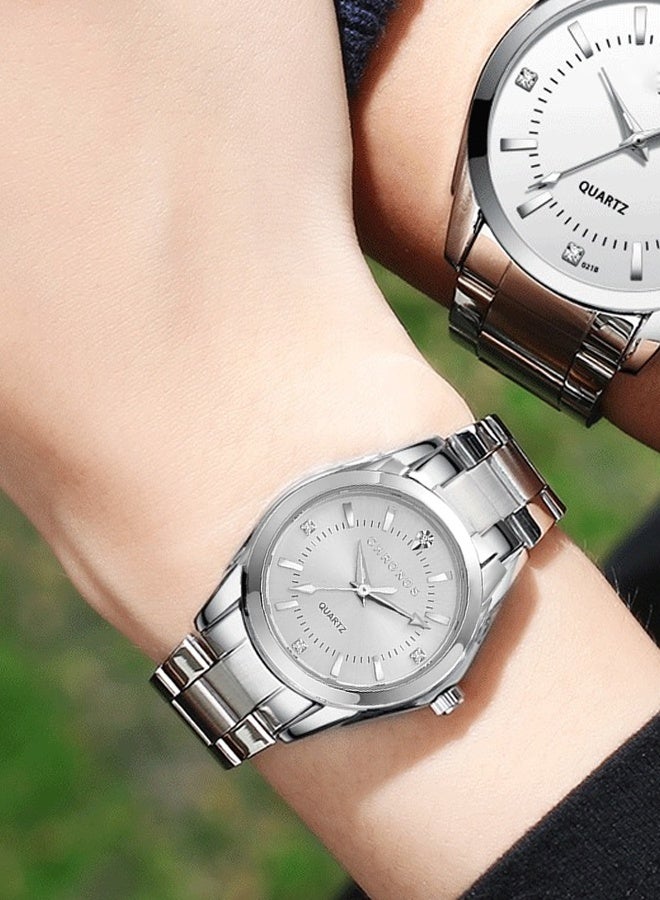 CHRONOS Water Resistant Stainless Steel Analog Women Watch CHR-2303 - Scratch-Resistant Sapphire 30M Waterproof Ideal for Daily & Outdoor Wear​ - Image 3