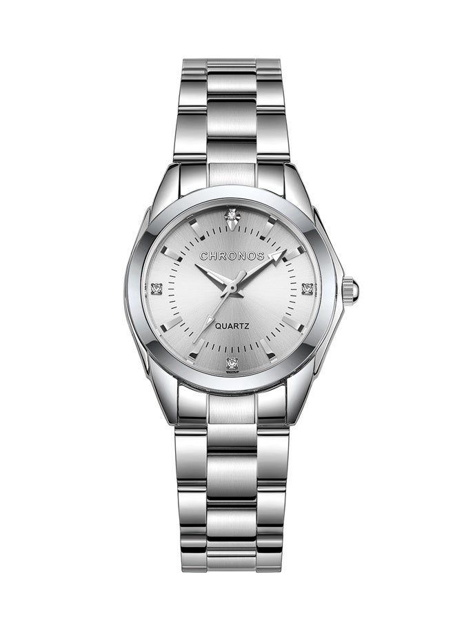 CHRONOS Water Resistant Stainless Steel Analog Women Watch CHR-2303 - Scratch-Resistant Sapphire 30M Waterproof Ideal for Daily & Outdoor Wear​ - Image 1