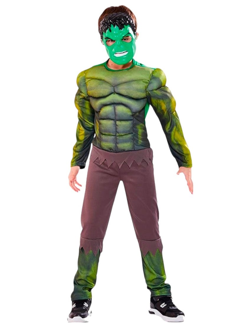 Toy Box - Comfortable Superhero Hulk Costume Dress For kids Large - 7 to 8 Years Old - Image 1