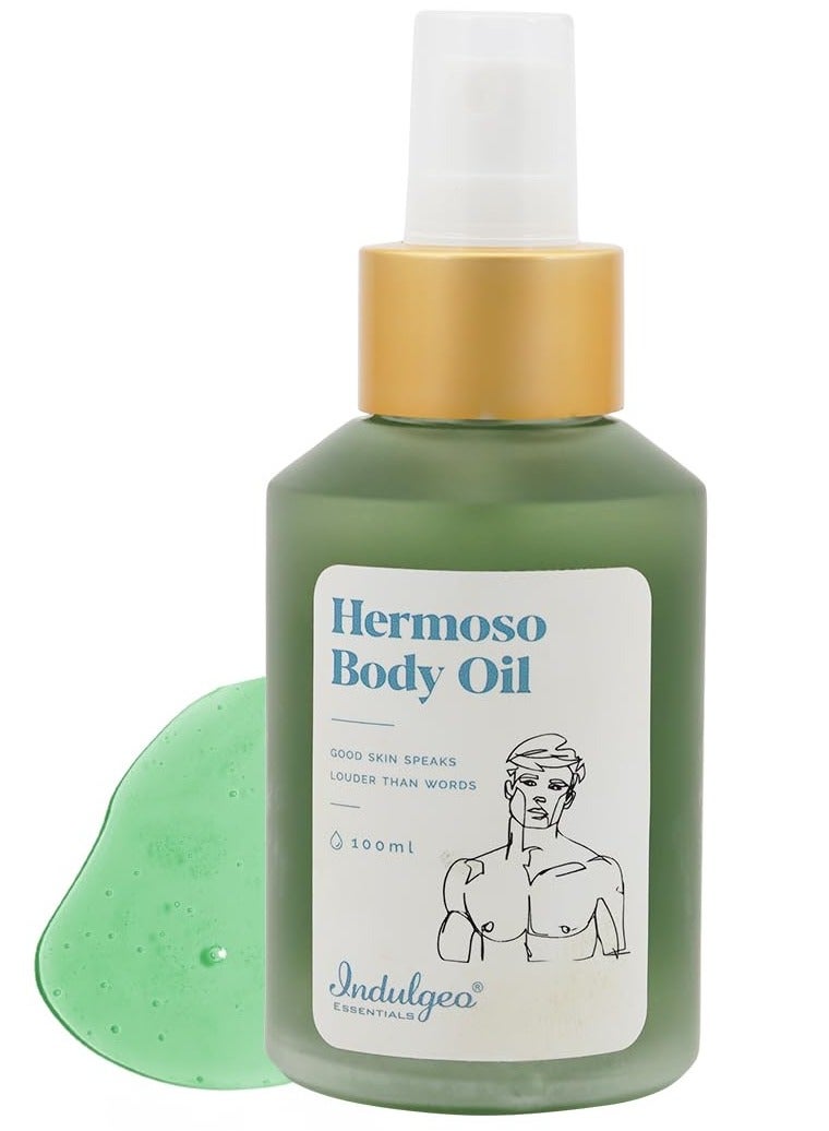 INDULGEO ESSENTIALS Hermoso Body Oil 100Ml With Oud Oil Lightweight Formula - Image 1