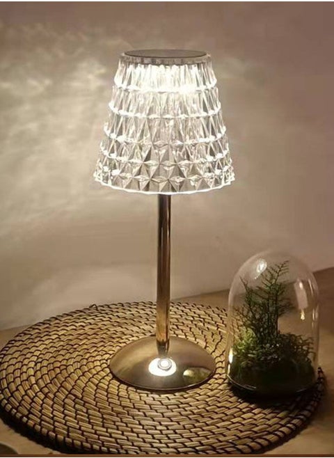 Sharpdo Modern Simple Retro Table Lamp Minimalist LED Energy-saving Table Light Controllable Desk Lamp 12*9*36CM