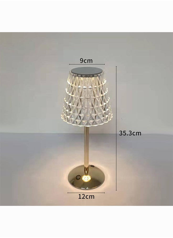 Sharpdo Modern Simple Retro Table Lamp Minimalist LED Energy-saving Table Light Controllable Desk Lamp 12*9*36CM