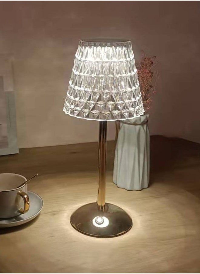 Sharpdo Modern Simple Retro Table Lamp Minimalist LED Energy-saving Table Light Controllable Desk Lamp 12*9*36CM