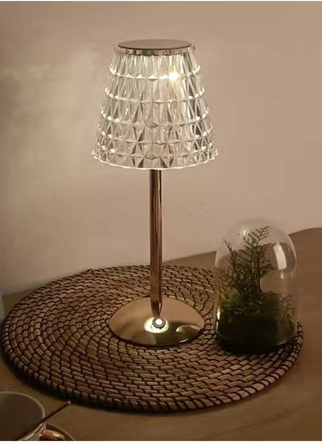 Sharpdo Modern Simple Retro Table Lamp Minimalist LED Energy-saving Table Light Controllable Desk Lamp 12*9*36CM