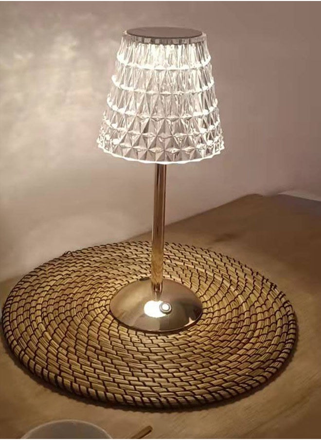 Sharpdo Modern Simple Retro Table Lamp Minimalist LED Energy-saving Table Light Controllable Desk Lamp 12*9*36CM