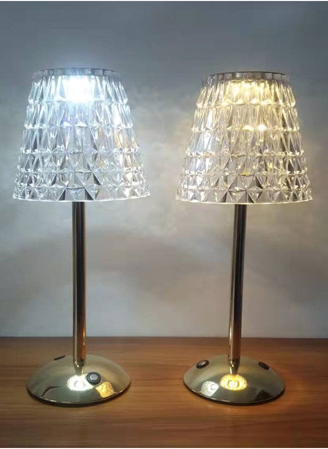 Sharpdo Modern Simple Retro Table Lamp Minimalist LED Energy-saving Table Light Controllable Desk Lamp 12*9*36CM