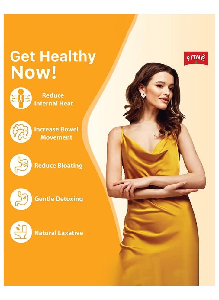 FITNE - Fitne Chrysanthemum Herbal Tea Senna Infusion Smooth Mild Soothing Beverage Natural Gentle Detox Cleanse No Calories Caffeine Free 2.5g*15 Tea Bags - Image 1