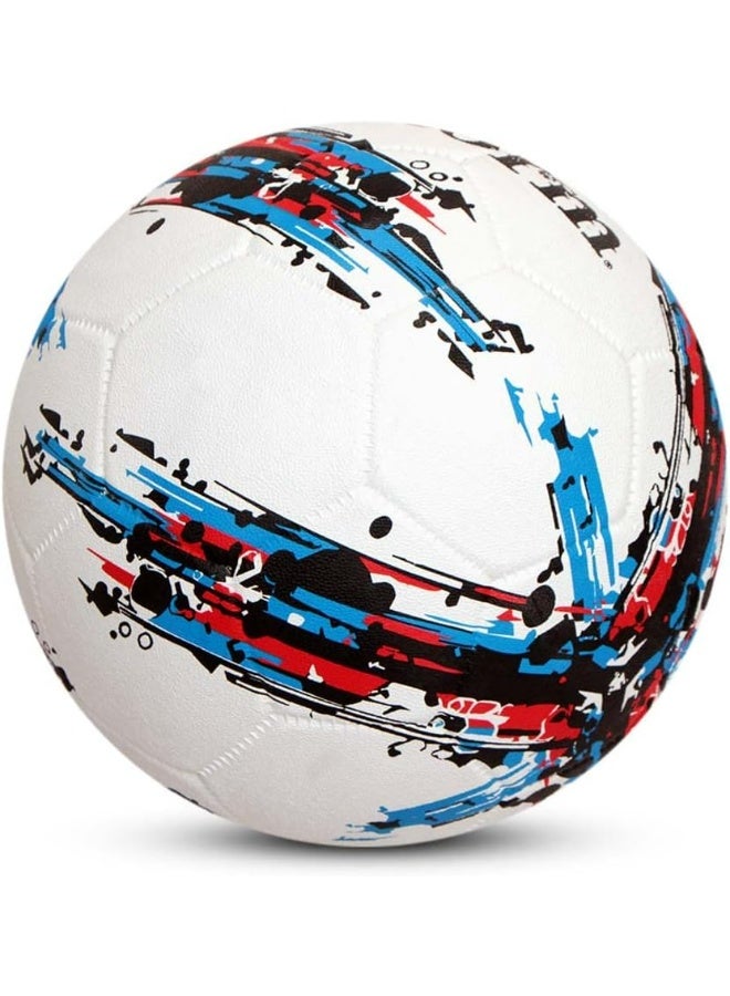 نيفيا عاصفة كرة القدم | مصبوب بالمطاط | الحجم - 5 | مناسبة للأرضيات الصلبة بدون العشب | كرة التدريب | كرة القدم | للجنسين - Image 2