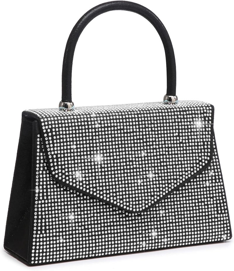 DASEIN Women's Evening Bag Party Clutches Wedding Purses Cocktail Prom Handbags with Frosted Glittering - Image 1