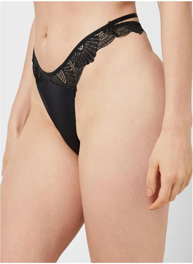 La Senza High Leg Lace Brief