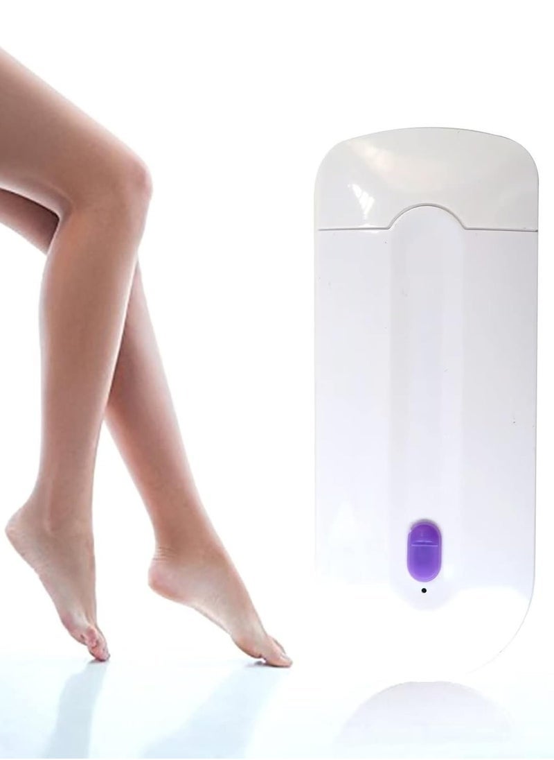ELTRAZONE 2 Pcs Silky Smooth Hair Eraser/Epilator for Women – Painless Light-Based Hair Removal Tool, Suitable for Face, Arms, Legs, Bikini Line – Gentle on All Skin Types, Easy to Use, Portable Design for Travel, Rechargeable, Fast and Long-Lasting Results - Image 4