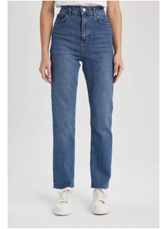 Woman Vintage Straight Denim Trousers